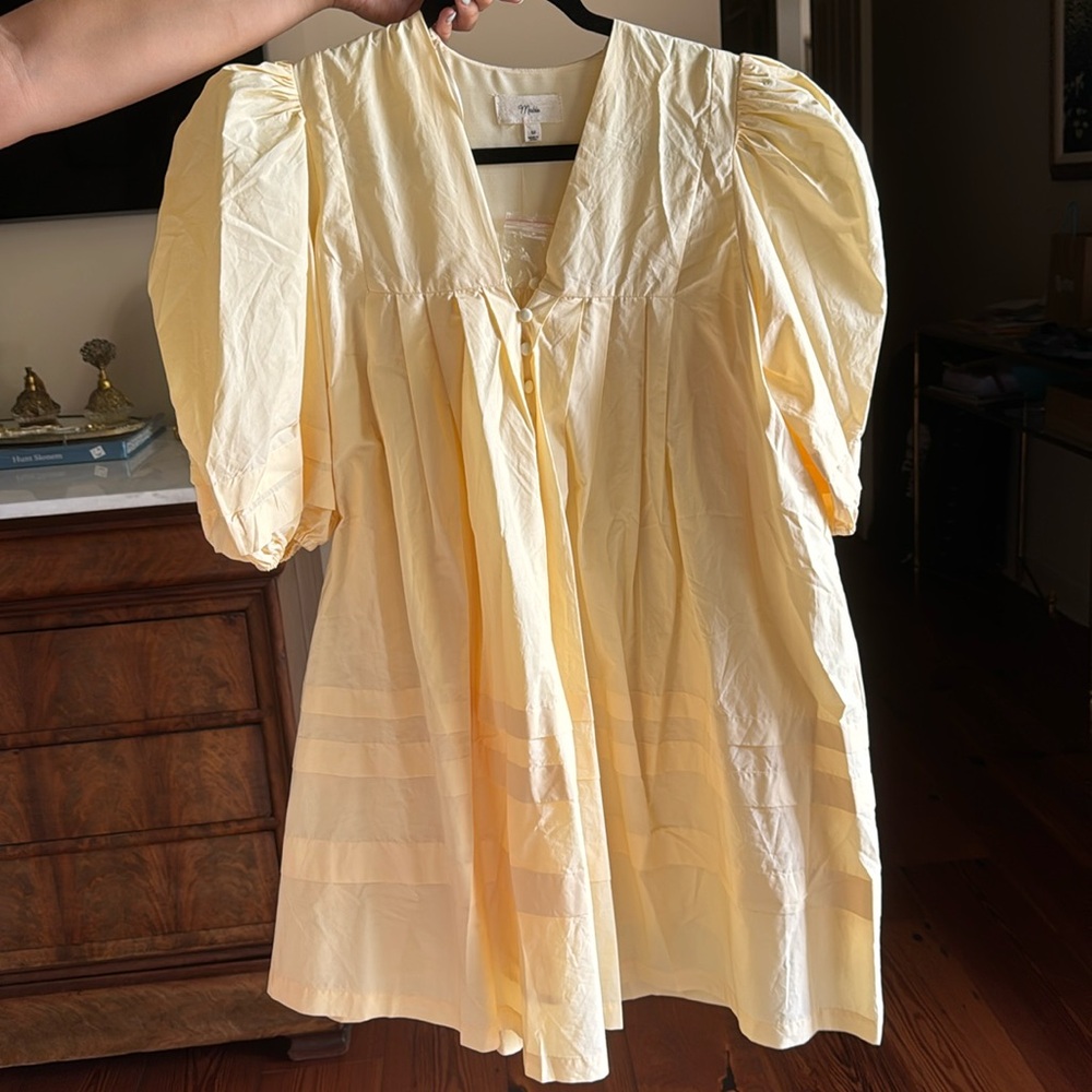 Mable yellow, mini dress size medium